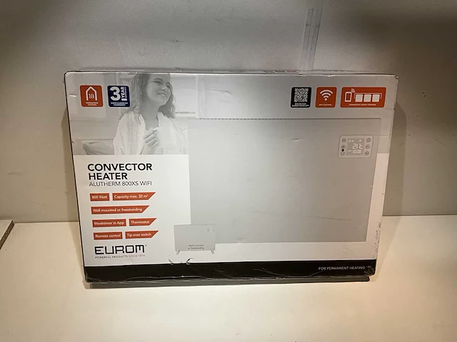 Eurom alutherm 800xs wifi elektrische verwarming - afbeelding 1 van  6