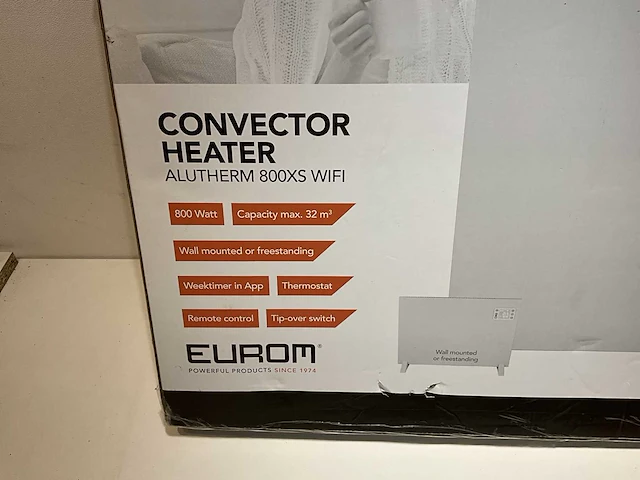 Eurom alutherm 800xs wifi elektrische verwarming - afbeelding 2 van  6