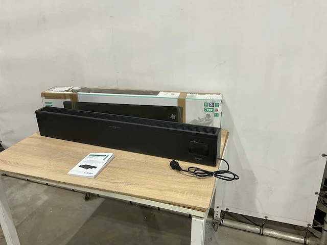 Eurom alutherm baseboard 2000 black - afbeelding 1 van  5