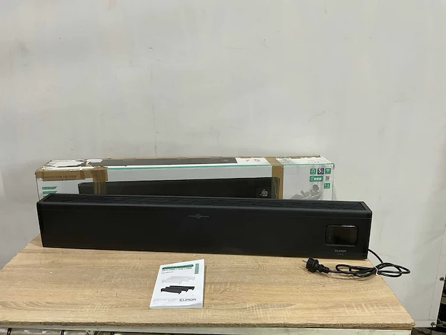 Eurom alutherm baseboard 2000 black - afbeelding 3 van  5