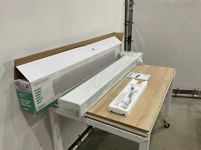Eurom alutherm baseboard 2500 convector elektrische verwarming - afbeelding 2 van  6