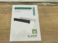 Eurom alutherm baseboard 2500 convector elektrische verwarming - afbeelding 5 van  6
