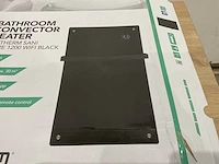 Eurom alutherm sani verre 1200 wifi black badkamer warmte paneel - afbeelding 4 van  7