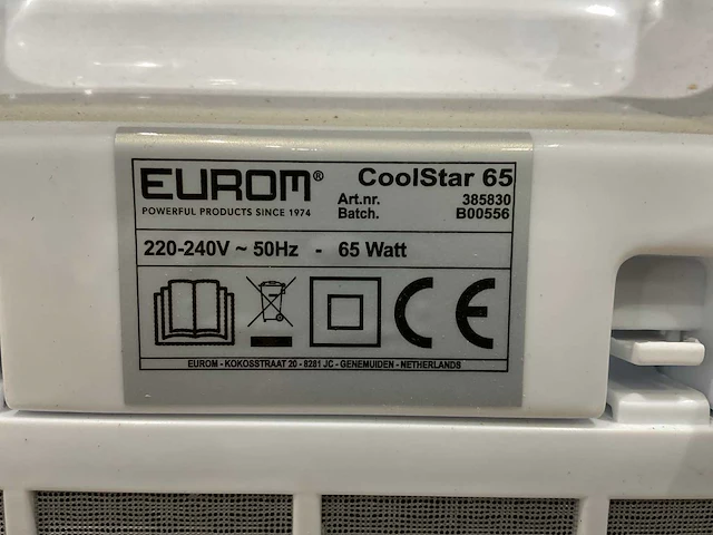 Eurom coolstar 65 airconditioning - afbeelding 6 van  6