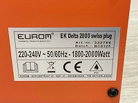 Eurom ek delta 2000 heater (2x) - afbeelding 7 van  8