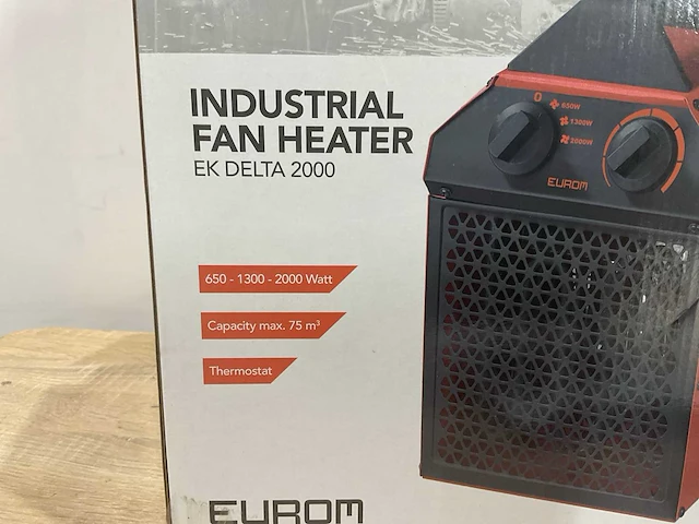 Eurom ek delta 2000 heater (2x) - afbeelding 4 van  7