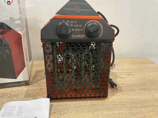 Eurom ek delta 2000 heater (2x) - afbeelding 5 van  7