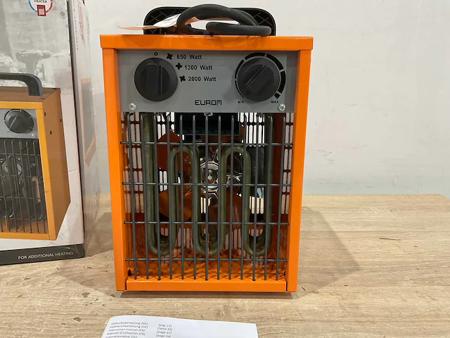 Eurom ek2000 heater (2x) - afbeelding 4 van  8