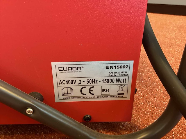 Eurom elektrische kachel - afbeelding 5 van  5