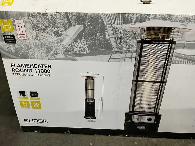 Eurom flameheater 11000 gaskachel - afbeelding 6 van  7