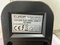 Eurom fly away metal 40-2 vliegenlamp - afbeelding 5 van  5