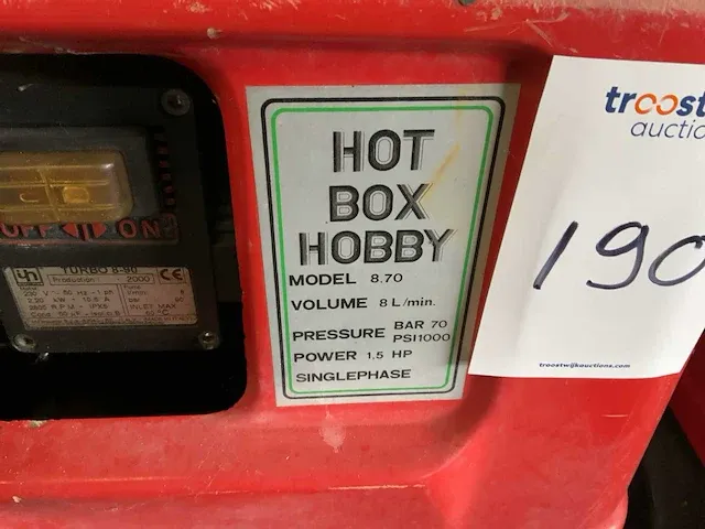 Eurom hot box hobby 8.70 stoomreiniger - afbeelding 9 van  9