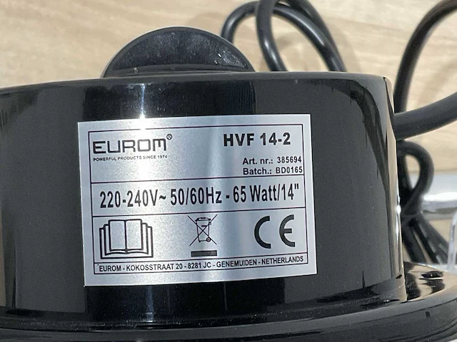 Eurom hvf 14-2 ventilator - afbeelding 6 van  8