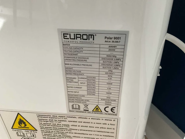 Eurom mobiele airco (2x) - afbeelding 6 van  6