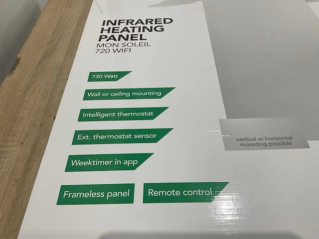 Eurom mon soleil 720 wifi infrarood paneel - afbeelding 4 van  5