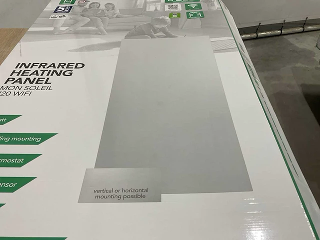 Eurom mon soleil 720 wifi infrarood paneel - afbeelding 5 van  5