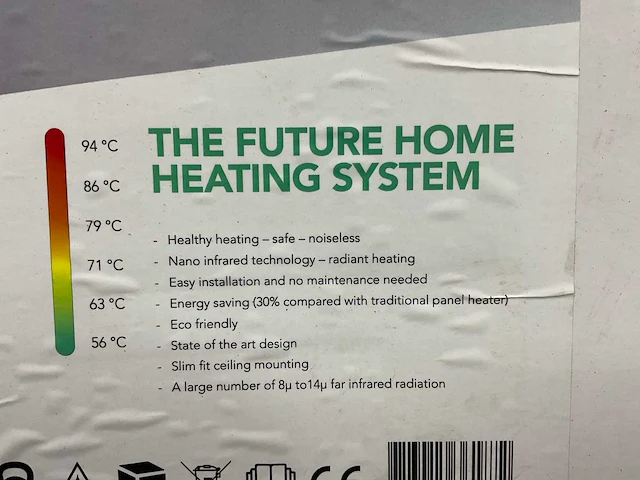 Eurom mon soleil 800 ceiling infrarood plafond paneel - afbeelding 6 van  8