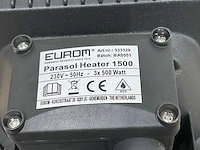 Eurom parasol heater 1500 parasol verwarming - afbeelding 7 van  9
