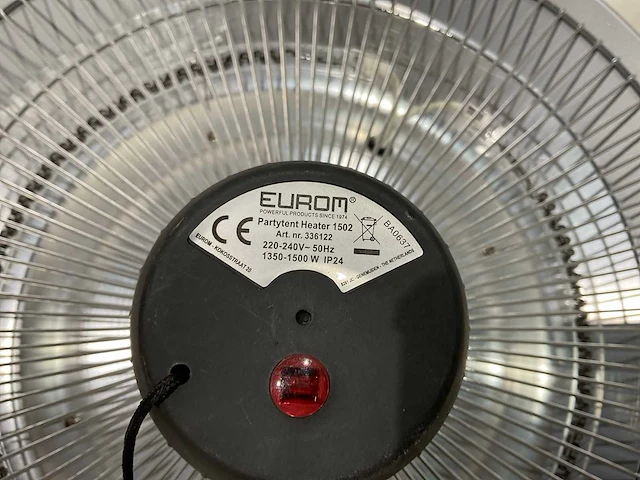 Eurom party tent heater 1502 terras verwarming (2x) - afbeelding 7 van  9