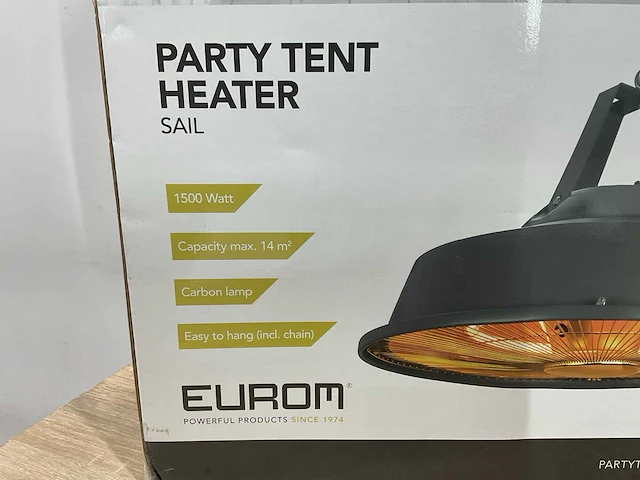Eurom party tent heater sail terras verwarming - afbeelding 6 van  7