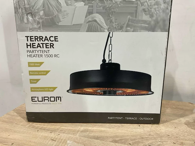 Eurom partytent heater 1500 rc terras verwarming - afbeelding 6 van  7