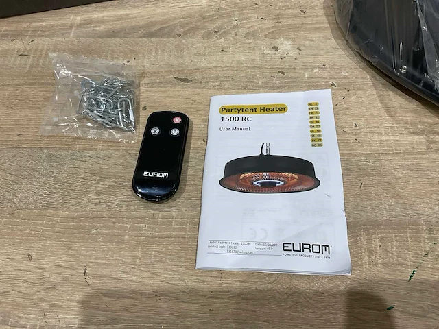 Eurom partytent heater 1500 rc terras verwarming - afbeelding 7 van  7
