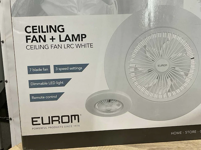 Eurom plafond ventilator met lamp - afbeelding 9 van  9
