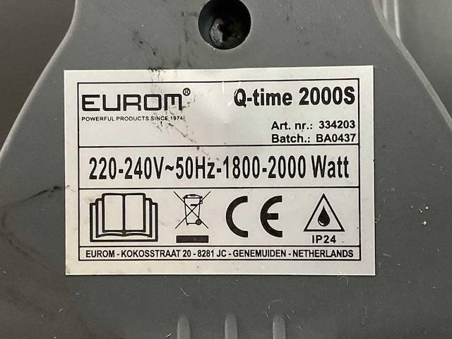 Eurom q-time 2000 s terrasverwarmer (4x) - afbeelding 6 van  7