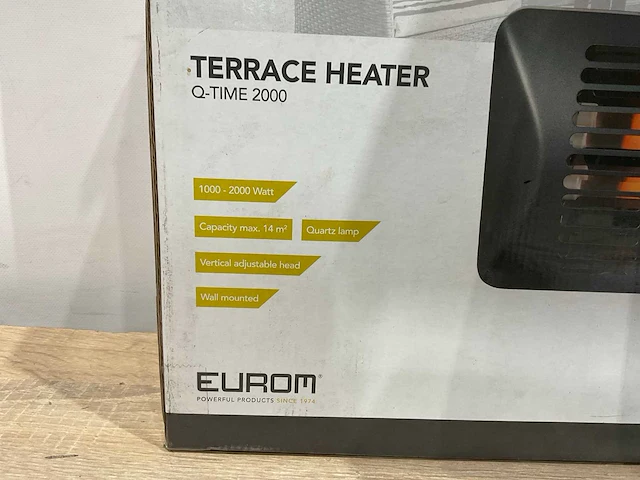 Eurom q-time 2000 terras verwarming (3x) - afbeelding 6 van  6