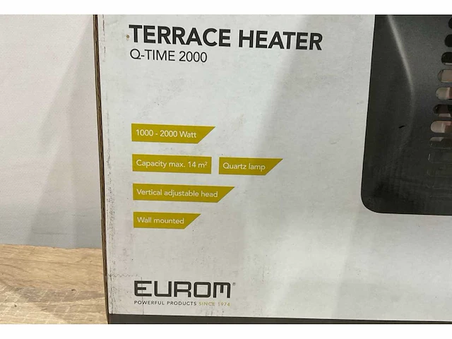 Eurom q-time 2000 terras verwarming - afbeelding 5 van  6