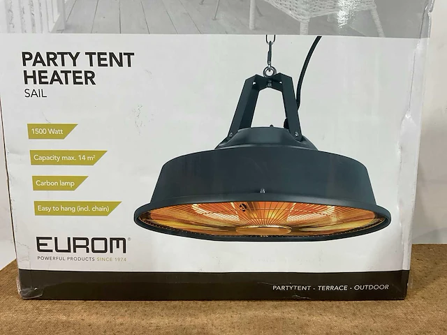 Eurom sail tent verwarming (4x) - afbeelding 5 van  6