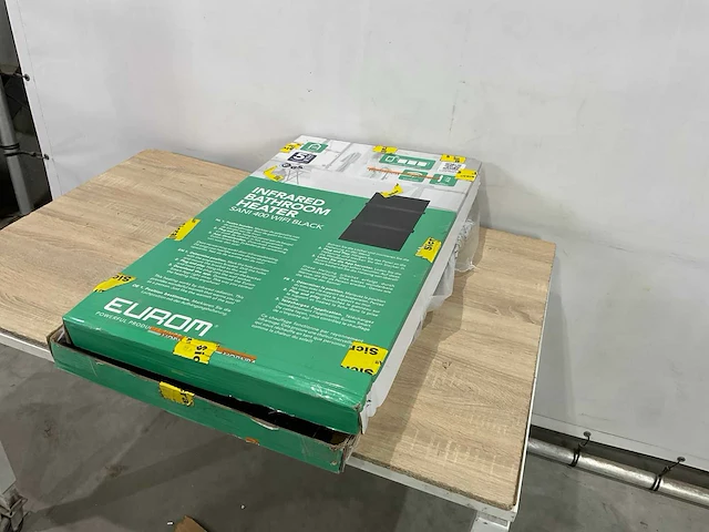 Eurom sani 400 wifi black infrarood paneel - afbeelding 1 van  5