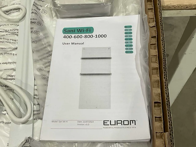 Eurom sani 600 wifi badkamer infrarood verwarming - afbeelding 5 van  5