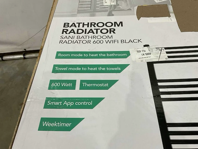 Eurom sani 600 wifi badkamer radiator - afbeelding 6 van  6