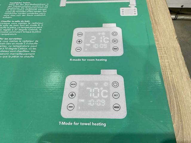Eurom sani 600 wifi badkamer radiator - afbeelding 5 van  5