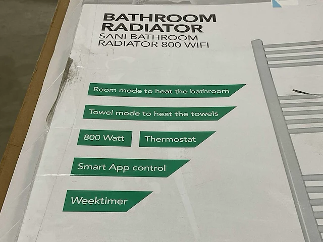 Eurom sani 800 wifi badkamer radiator - afbeelding 7 van  7