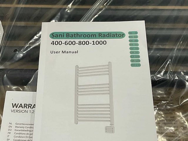 Eurom sani bathroom 1000 wifi black radiator - afbeelding 5 van  8