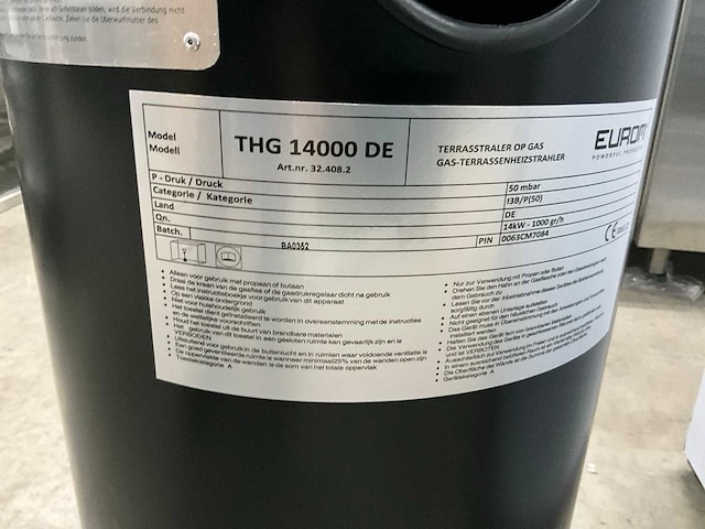 Eurom thg 14000 de terrasheater - afbeelding 6 van  6