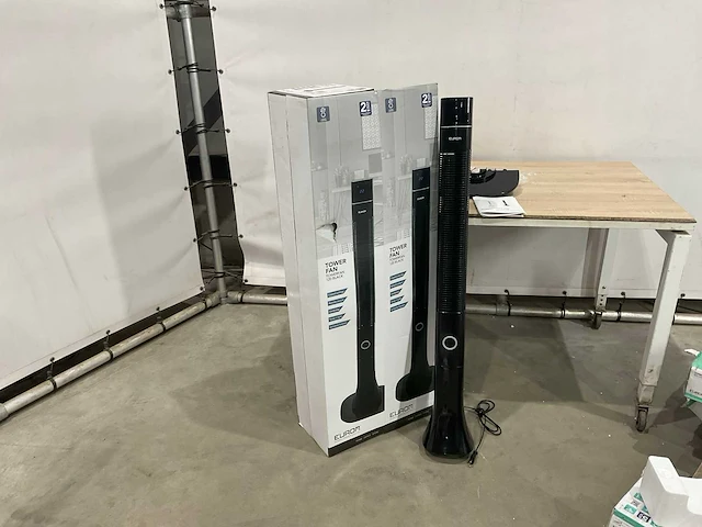 Eurom towerfan 120 black ventilator - afbeelding 2 van  6