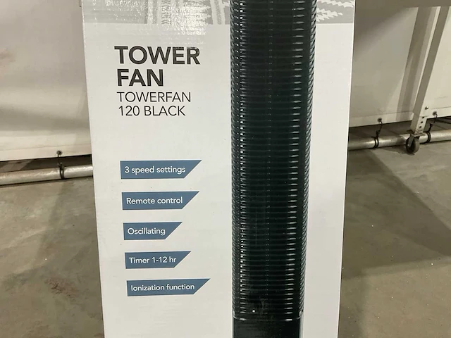 Eurom towerfan 120 black ventilator - afbeelding 6 van  6