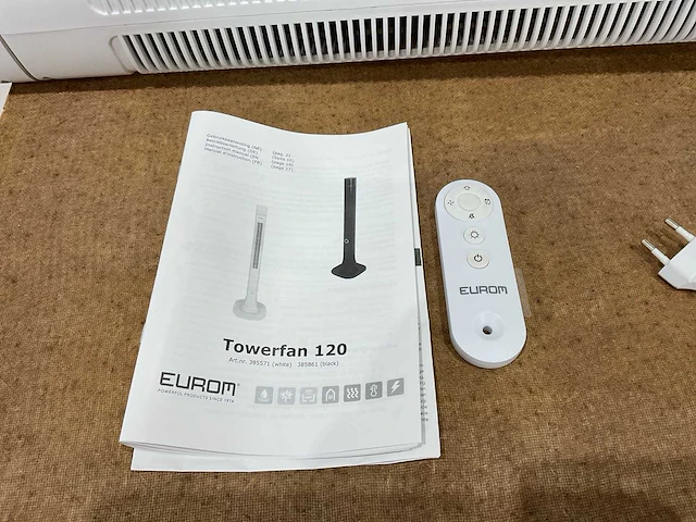 Eurom towerfan 120 toren ventilator (2x) - afbeelding 7 van  9