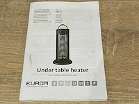 Eurom under table heater terras heater (2x) - afbeelding 6 van  7
