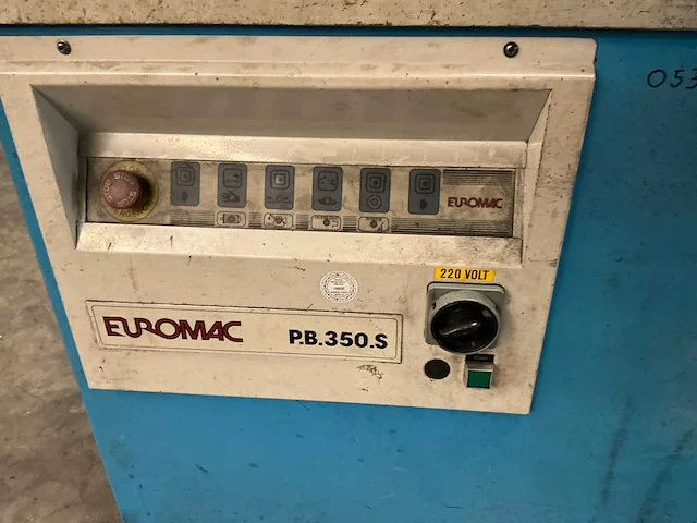 Euromac p.b. 350.s horizontale buigmachine - afbeelding 7 van  8