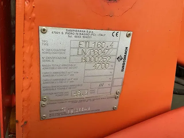 Euromach etl 160 - 2010 - afbeelding 5 van  15