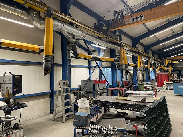 Euromate - ultraflex nec 2 - lasdampafzuiginstallatie (4x) - afbeelding 1 van  8
