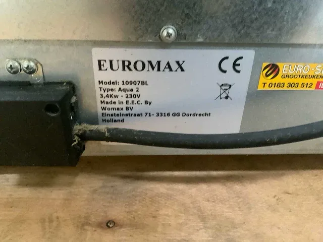 Euromax 10907bl heteluchtoven - afbeelding 5 van  6