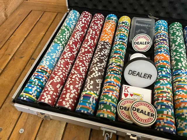 European premium pokerset - afbeelding 2 van  6