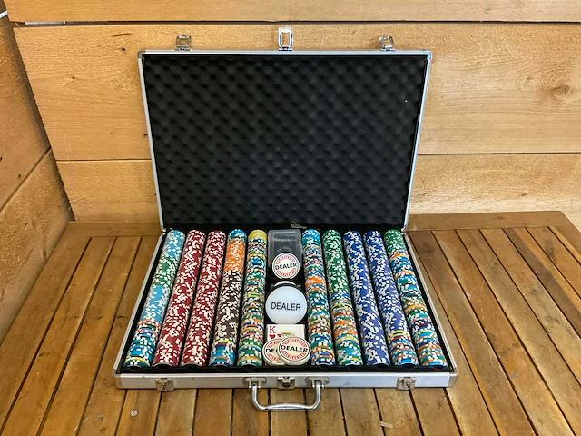 European premium pokerset - afbeelding 6 van  6