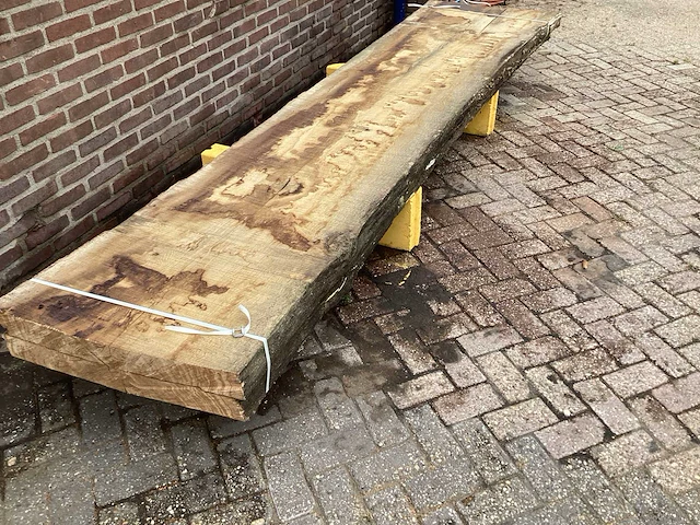 Europees eiken - 2018 gezaagd 170 x 850 x 3600 mm - schaaldeel (2x) - afbeelding 3 van  6