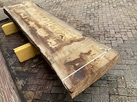 Europees eiken - 2018 gezaagd 170 x 850 x 3600 mm - schaaldeel (2x) - afbeelding 5 van  6